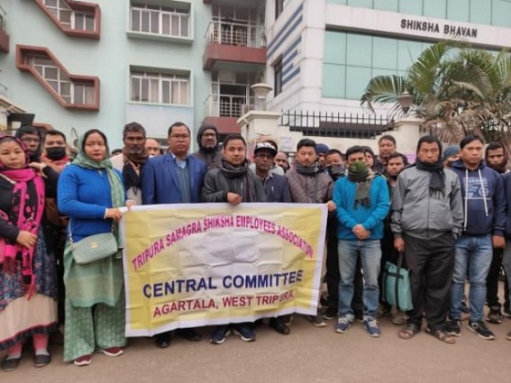 SSA Teachers Demand Regularization, Other Financial Benefits : Asked Govt to Fulfill their Demands or to Face Protests SSA Teachers Demand Regularization, Other Financial Benefits : Asked Govt to Fulfill their Demands or to Face Protests